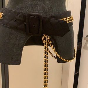 Vintage belt made of silk 100%